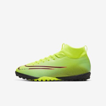 Nike Jr. Mercurial Superfly 7 Academy MDS TF - Nagyobb Gyerek Focicipő - Citrom/Fekete